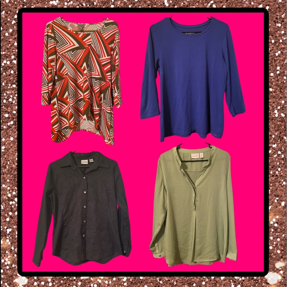 Bundle Deal - 4 Chico’s Blouses